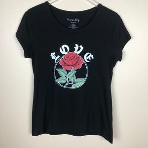 🌿Love Rose Graphic Tee
